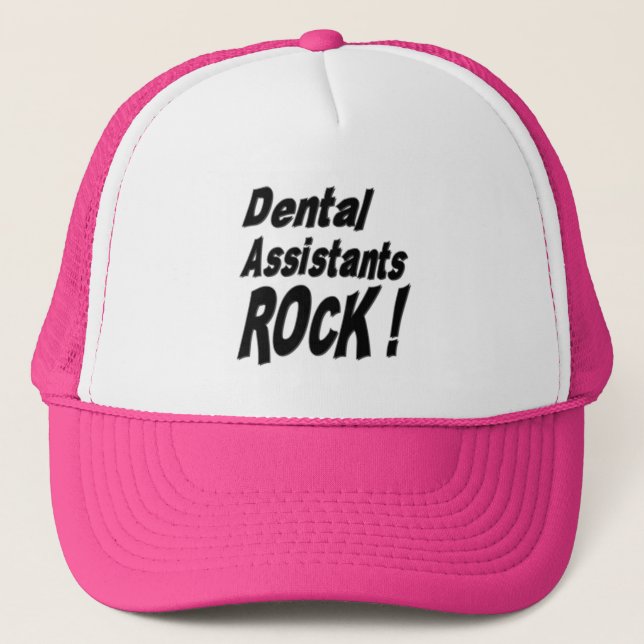 Dental Assistants Rock! Hat (Front)