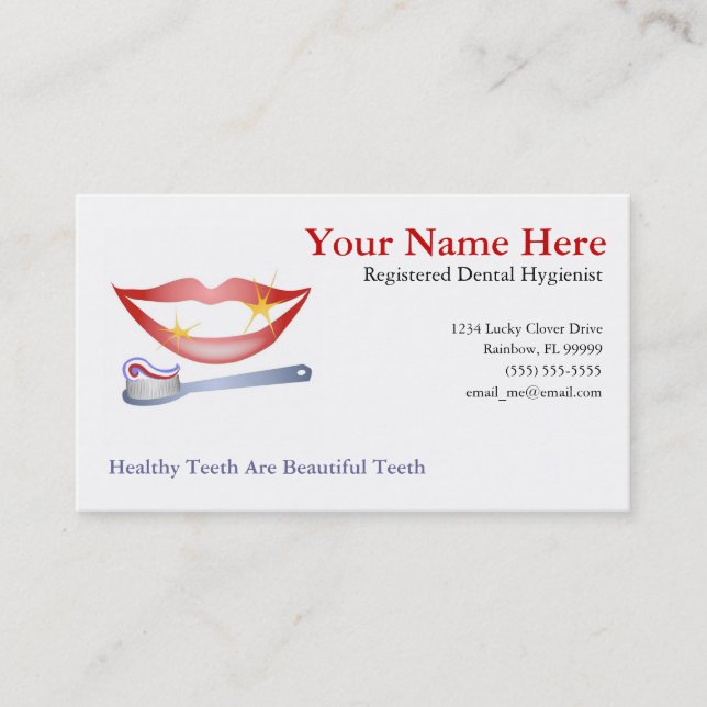 Dental Business Card (Front)