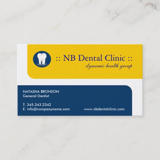 Dental Business Cards (Front)