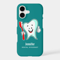 Dental Care Happy Tooth with Toothbrush