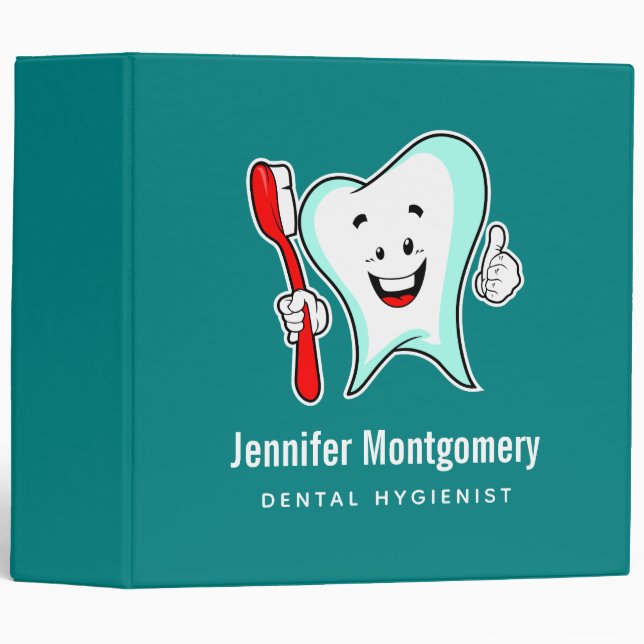 Dental Care Happy Tooth with Toothbrush Binder (Front/Spine)