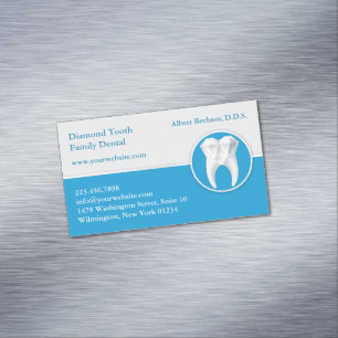 Dental Care Magnetic Business Card