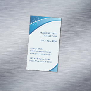 Dental Care Magnetic Business Card