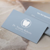 Dental Care Tooth Logo Professional Blue Dentist