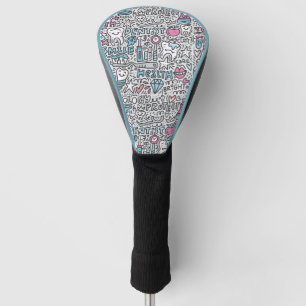 Dental Cartoon Pattern Golf Head Cover