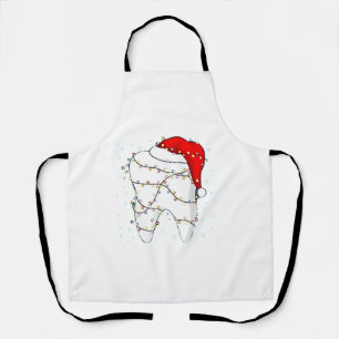 Dental Christmas Dunny Dentist Holiday Apron