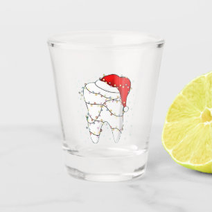 Dental Christmas Dunny Dentist Holiday  Shot Glass