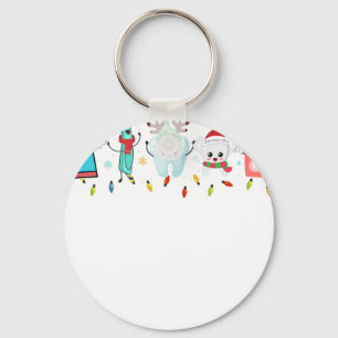 dental christmas keychain