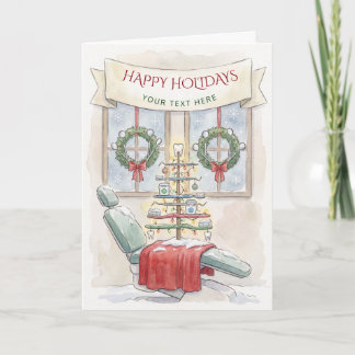 Dental Christmas Tree Dentist Christmas Holiday Card