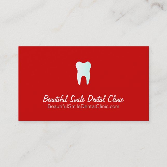 Dental Clinic Appointment Cards- Colour changeable Card (Front)