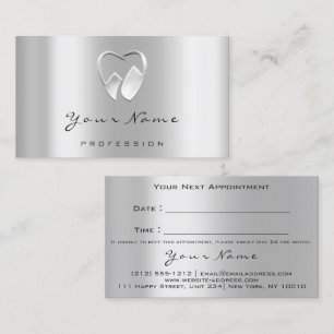 Dental Clinic Dentist Silver Logo Rendez-vous VIP