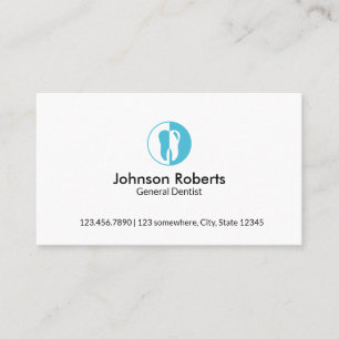 Dental clinic professional dentist appointment card