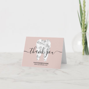 Dental Crystal Tooth Blush Pink Dentist Thank You