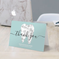 Dental Crystal Tooth Mint Blue Dentist Thank You