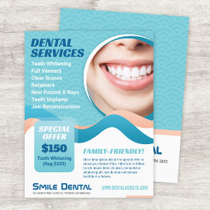 Dental Dentist Services with Special Offer Flyer