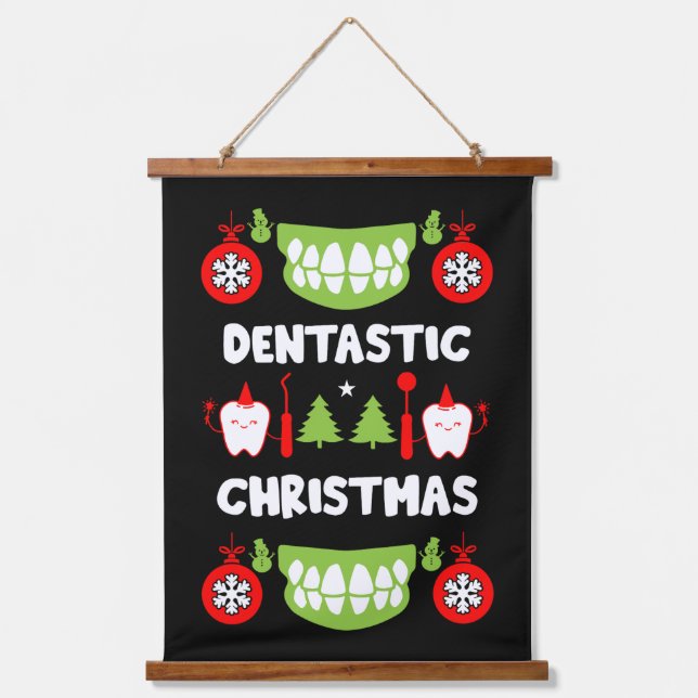 Dental Doctor Xmas Hanging Tapestry (Front)