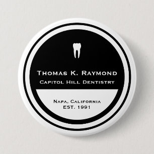 Dental Employee 3 Inch Round Button