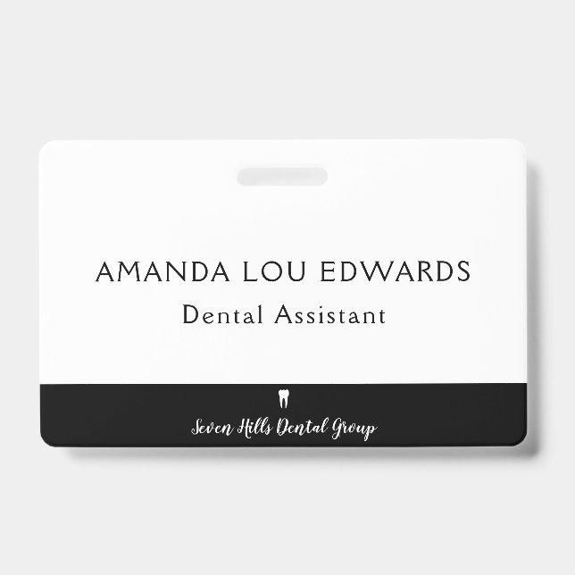 Dental Employee Badge (Front)