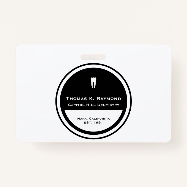 Dental Employee Badge (Front)
