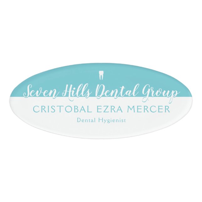 Dental Employee Name Tag (Front)