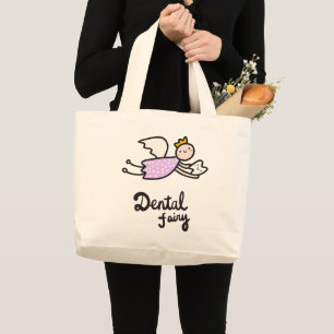 Dental Fairy Large Tote Bag