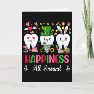 Dental Happiness All Around Valentine St Patrick E Card