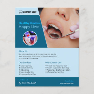 Dental Hospital Custom Flyer