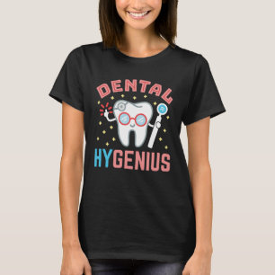 Dental Hygenius Funny Hygienist RDH T-Shirt
