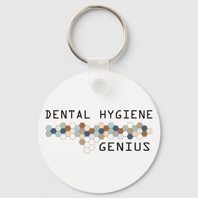 Dental Hygiene Genius Keychain (Front)