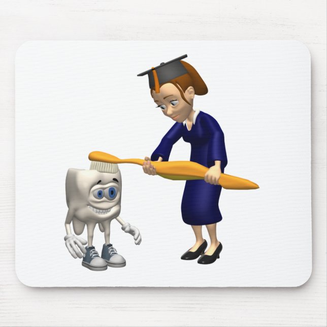 Dental Hygiene or Dentist Graduation Gifts Mouse Pad (Front)