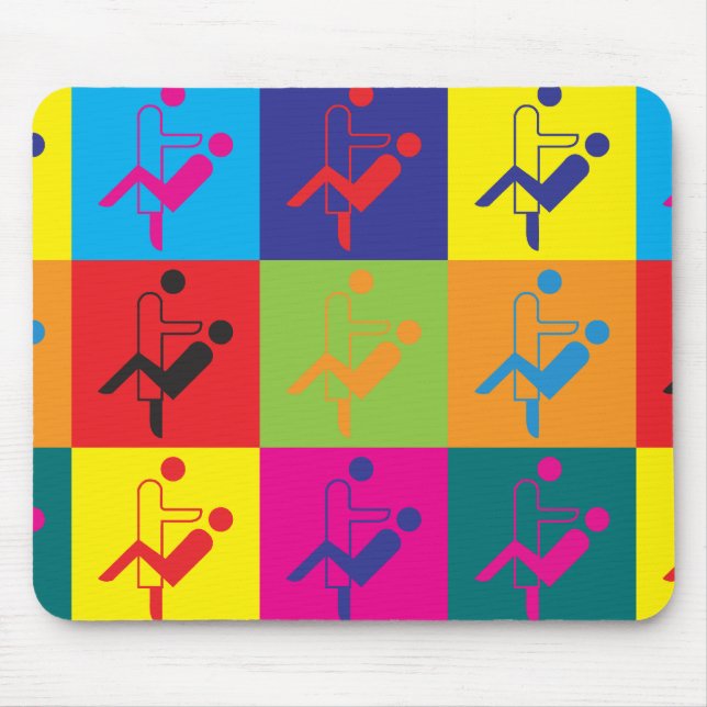 Dental Hygiene Pop Art Mouse Pad (Front)