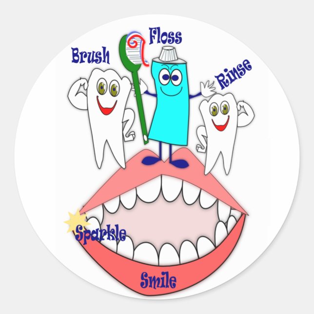 Dental Hygiene Stickers (Front)