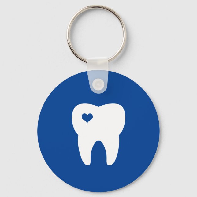 Dental Hygienist Dentist Keychain (Front)