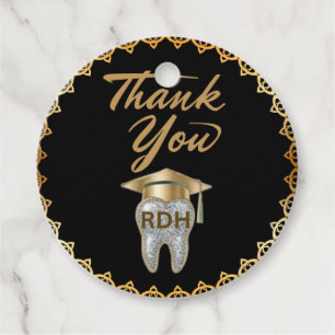 Dental Hygienist Graduation Gift Tag Personalize