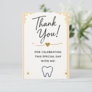 Dental Hygienist Graduation Thank You Card Perso