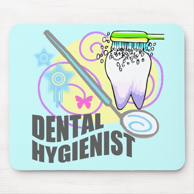 Dental Hygienist Mouse Pad (Front)