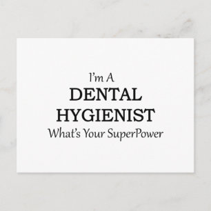 DENTAL HYGIENIST POSTCARD