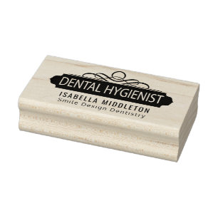 Dental Hygienist Rubber Stamp