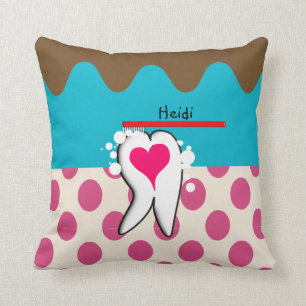 Dental Hygienist Tooth Pillow Customizable III