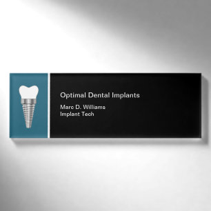 Dental Implants Office Staff Name Tags