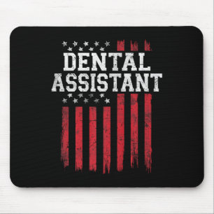 Dental Istant American Flag Usa Patriot Patriotic Mouse Pad