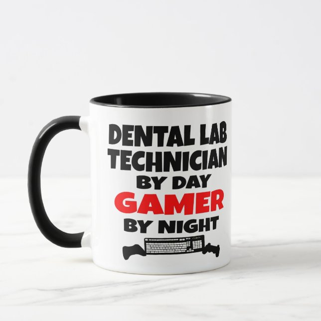 Dental Lab Technician Gamer Mug (Left)