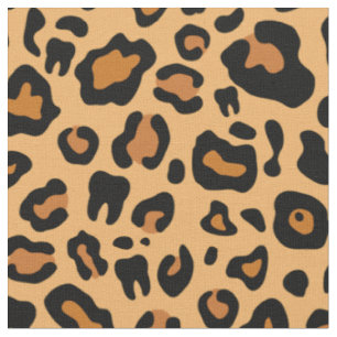 Dental leopard print fabric