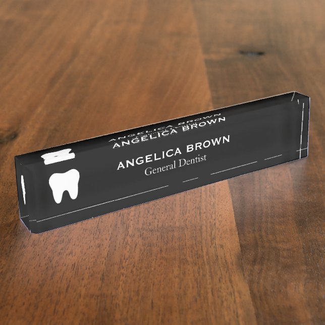 Dental Nameplate (Side)
