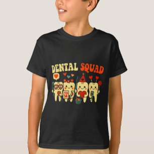Dental nurse squad valentine's day teeth hygienic T-Shirt