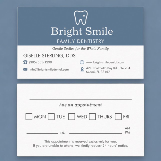 Dental Office Appointment Reminder   Card (Creator Uploaded)