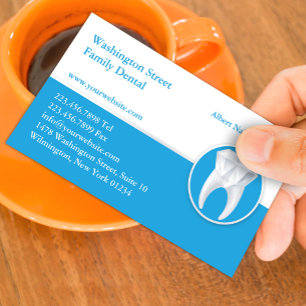 Dental Office Business Card Appointment Template