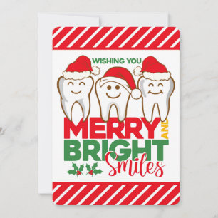 Dental Office Flat Holiday Card