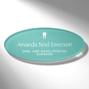 Dental Office Name Tag