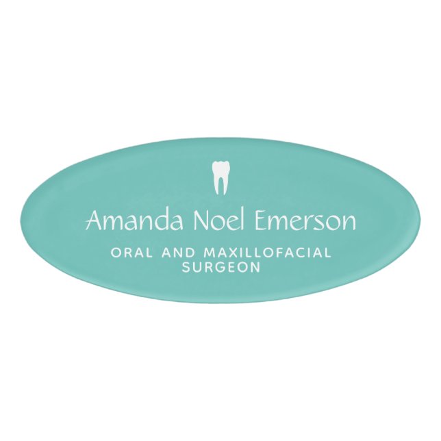 Dental Office Name Tag (Front)